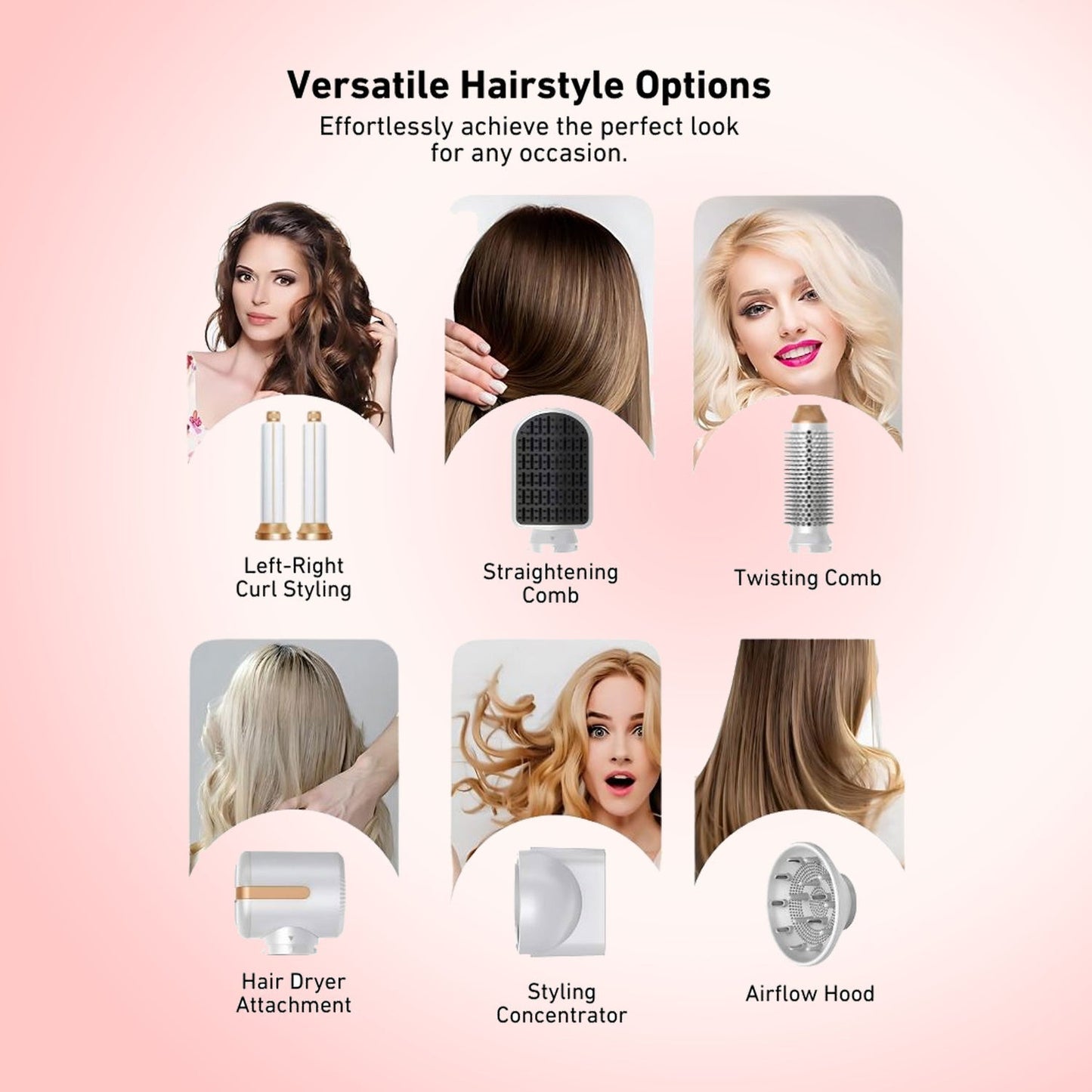 7-in-1 Airbrush Hair Dryer Pro