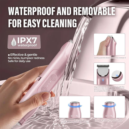 2-in-1 Painless Bikini Hair Trimmer