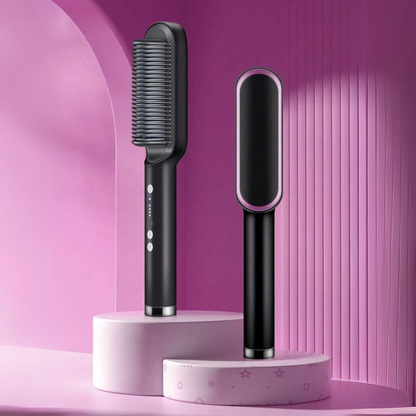 2-in-1 Hair Professional  Straightener Brush & Comb