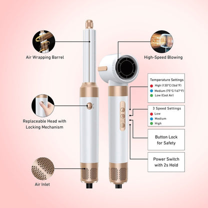 7-in-1  Airbrush Hair Dryer Pro
