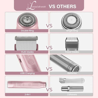 2-in-1 Painless Bikini Hair Trimmer