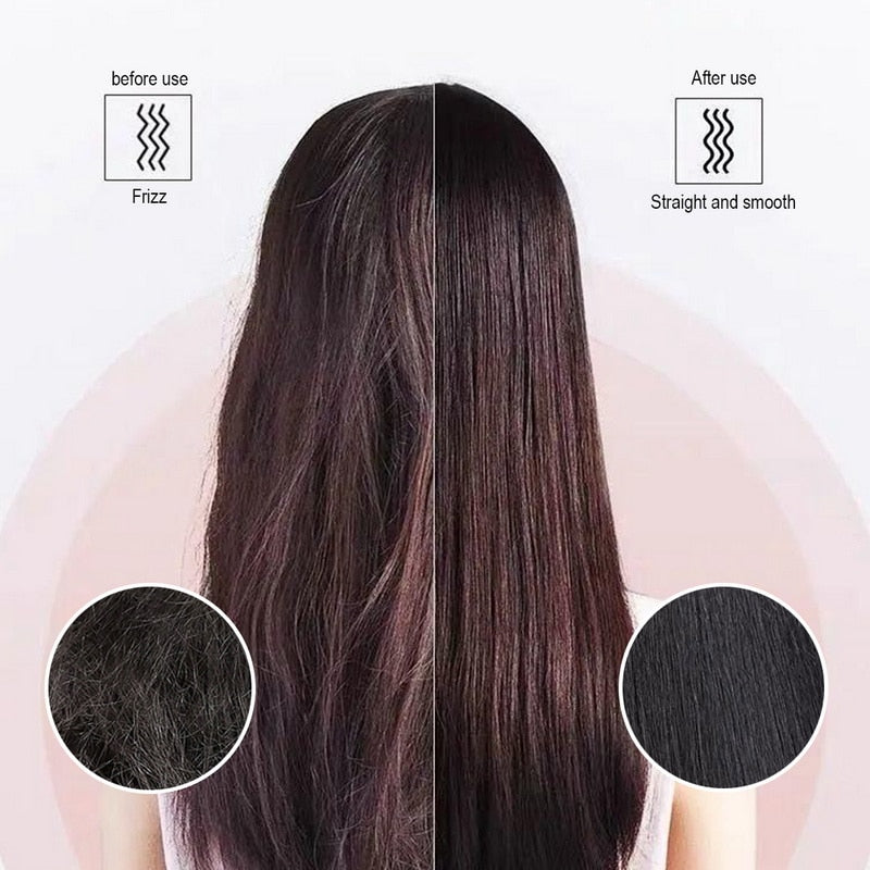 2-in-1 Hair Professional  Straightener Brush & Comb