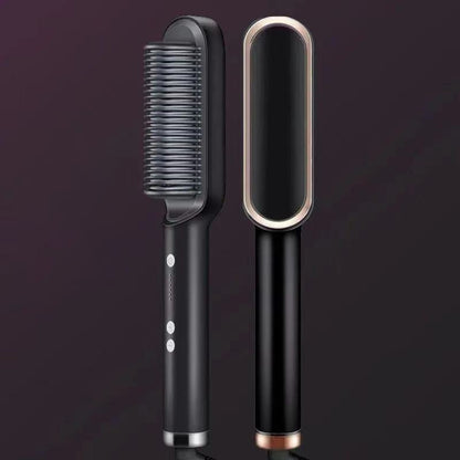 2-in-1 Hair Professional  Straightener Brush & Comb